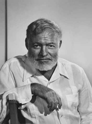 Portrait of Ernest Hemingway