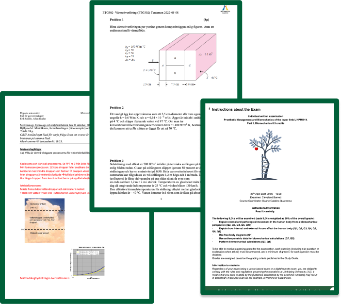 Download past exams